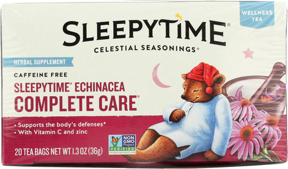 CELESTIAL SEASONINGS: Sleepytime Echinacea Complete Care, 20 Tea Bags