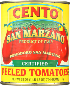 CENTO: Certified Peeled Tomatoes with Basil Leaf, 28 oz