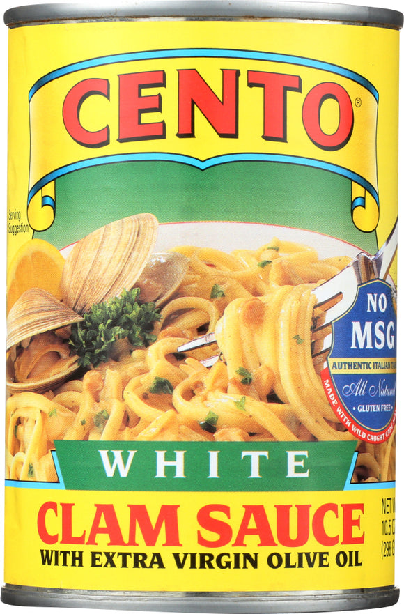 CENTO: White Clam Sauce, 10.5 oz