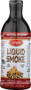 COLGIN: Liquid Smoke Natural Hickory, 16 oz