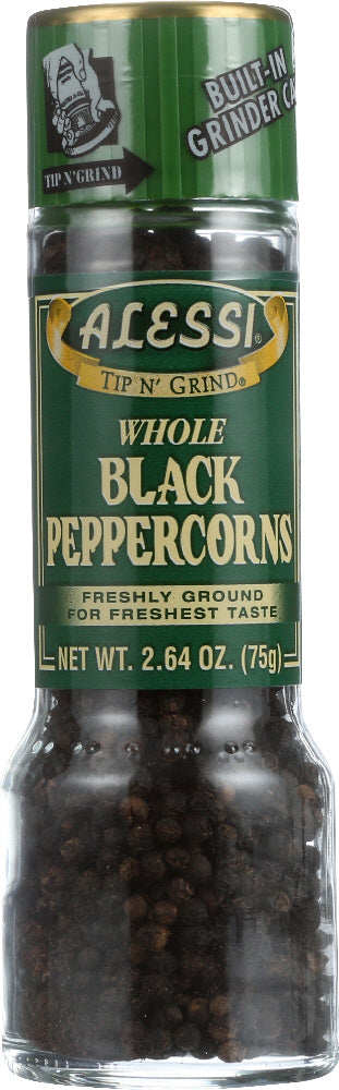 Alessi Whole Black Peppercorns, 2.64 Oz