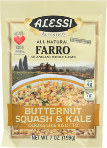 ALESSI: Farro Butternut Squash & Kale, 7 oz