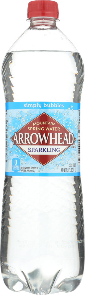 ARROWHEAD WATER: Sparkling Water, 1 lt