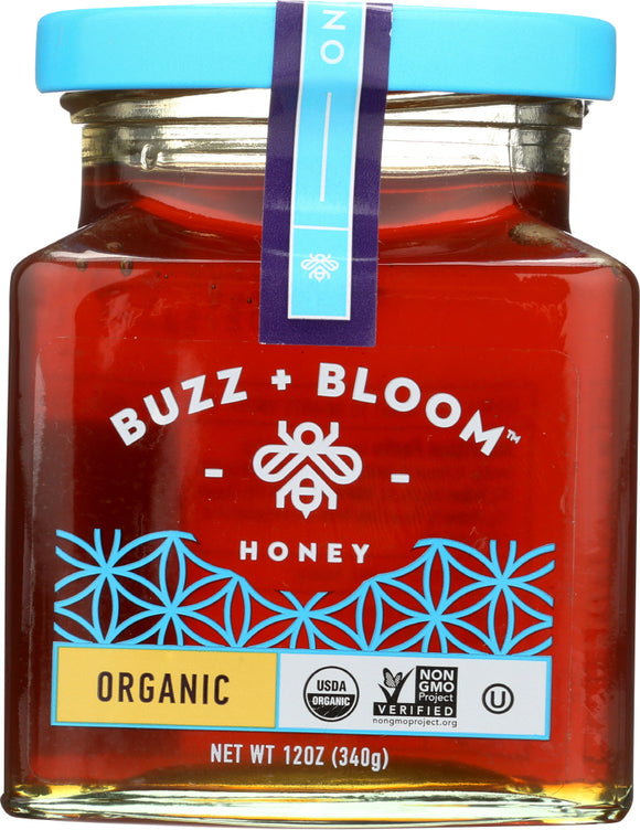 BUZZ & BLOOM: Honey Organic Glass, 12 oz