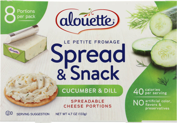 ALOUETTE: Cheese Fromage Cucumber & Dill, 4.7 oz