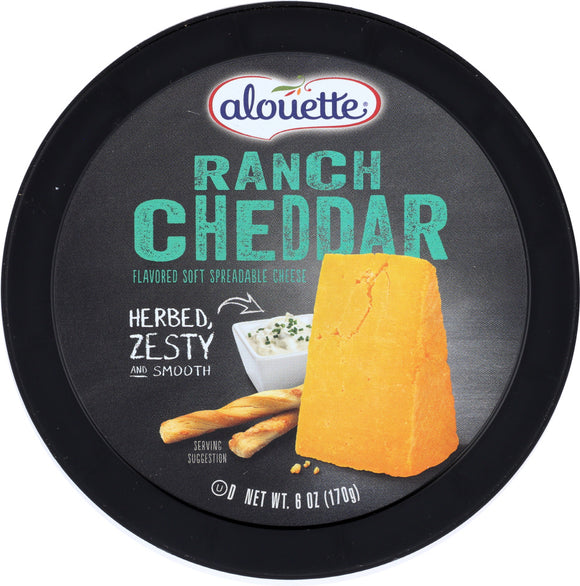 ALOUETTE: Cheese Cheddar Spread Ranch, 6 oz