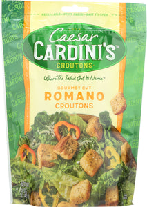 CARDINI'S: Gourmet Cut Romano Cheese Croutons, 5 oz