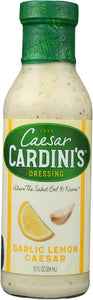 CARDINI'S: Garlic Lemon Caesar Dressing, 12 oz