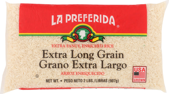 LA PREFERIDA: Extra Long Grain Enriched Rice, 32 oz