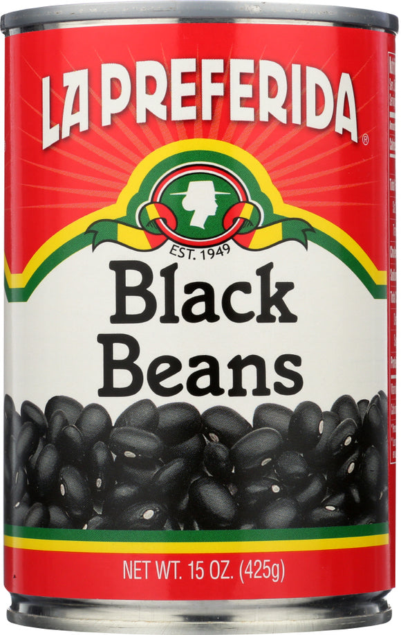 LA PREFERIDA: Black Beans, 15 oz