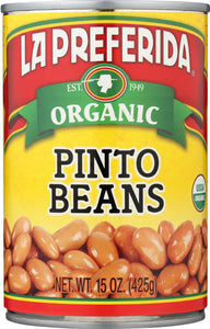 LA PREFERIDA: Organic Pinto Beans, 15 oz