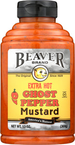 BEAVER: Ghost Pepper Mustard 13 Oz