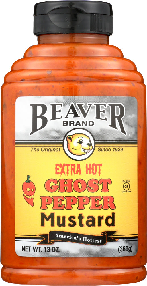 BEAVER: Ghost Pepper Mustard 13 Oz