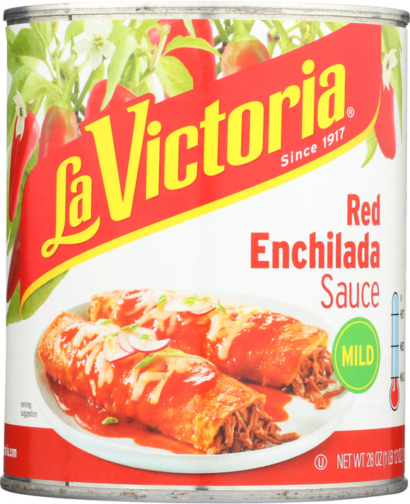 LA VICTORIA: Red Enchilada Sauce Traditional Mild, 28 oz