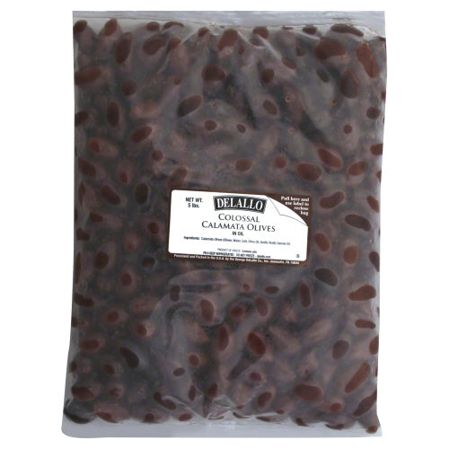 DELALLO: Olive Calamata Jumbo, 5 lb