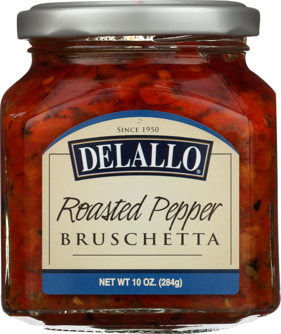 DELALLO: Pepper Roasted Bruschetta, 10 oz