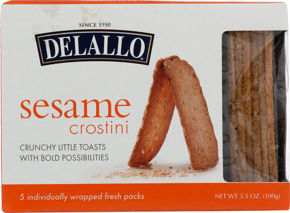 DELALLO: Crostini Sesame 3.5 oz