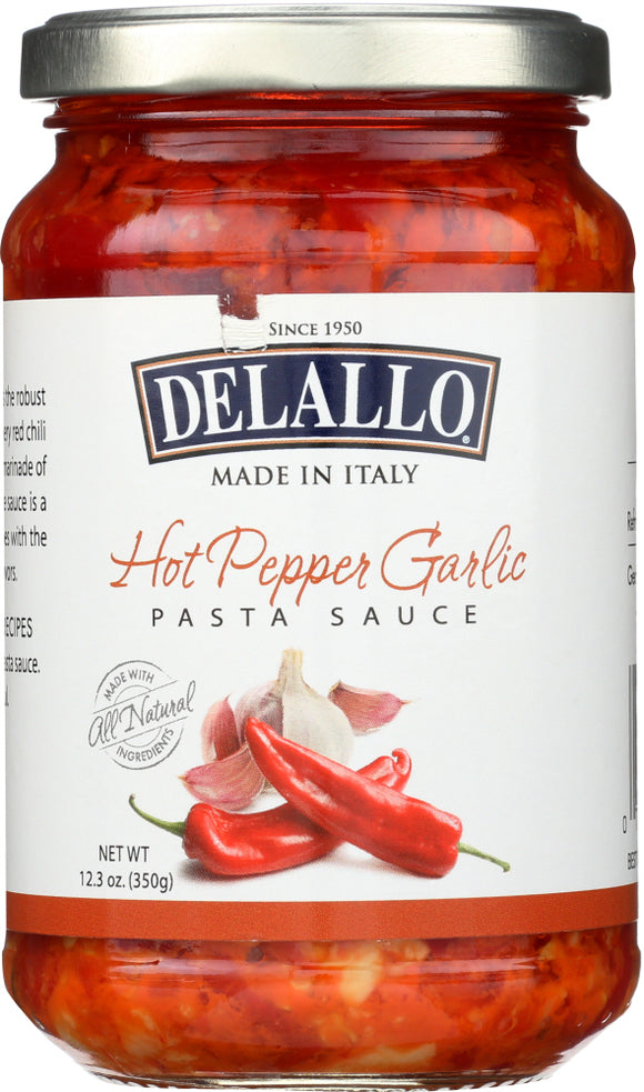 DELALLO: Hot Pepper Garlic Sauce, 12.3 oz