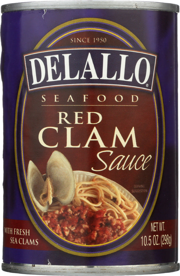 DELALLO: Red Clam Sauce, 10.5oz