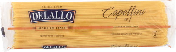 DELALLO: Capallini Pasta Bag, 16oz