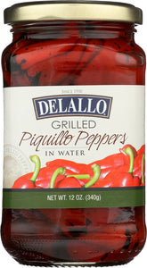 DELALLO: Pepper Piquillo Grilled, 12 oz