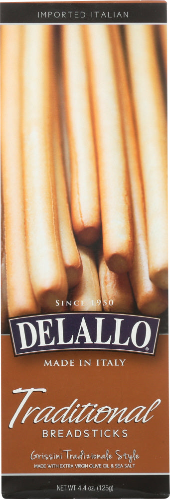 DELALLO: Traditional Grissini Breadsticks, 4.4 oz