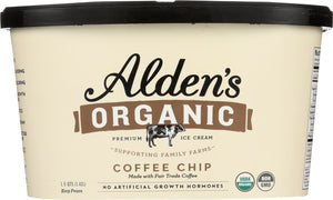 ALDENS ORGANIC: Ice Cream Coffee Chip, 48 oz