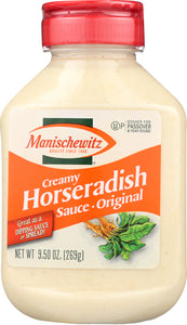 MANISCHEWITZ: Creamy Horseradish Sauce Original, 9.5 oz