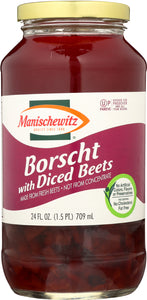 MANISCHEWITZ: Borscht with Diced Beets, 24 oz