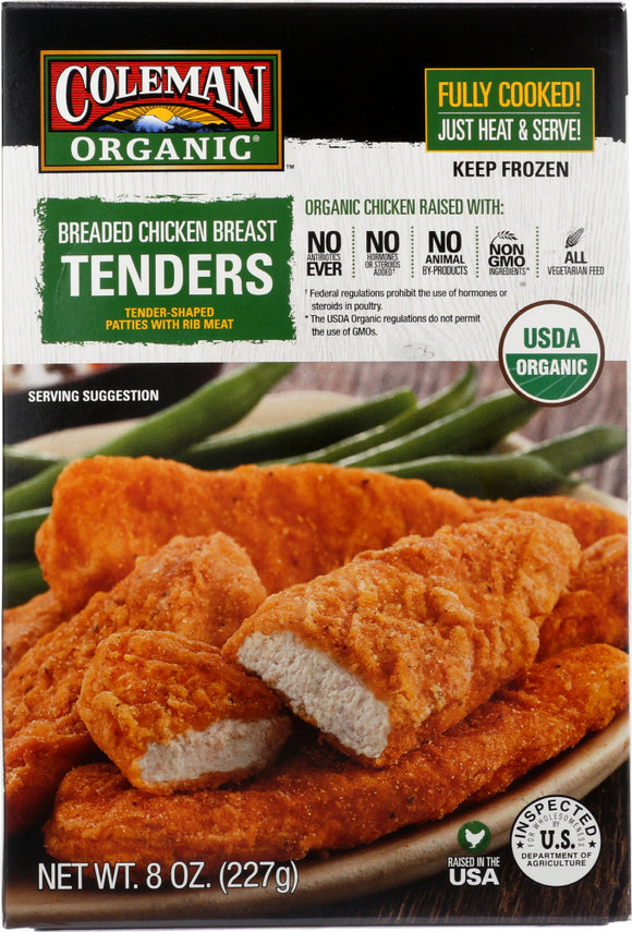 COLEMAN: Chicken Tender Organic, 8 oz