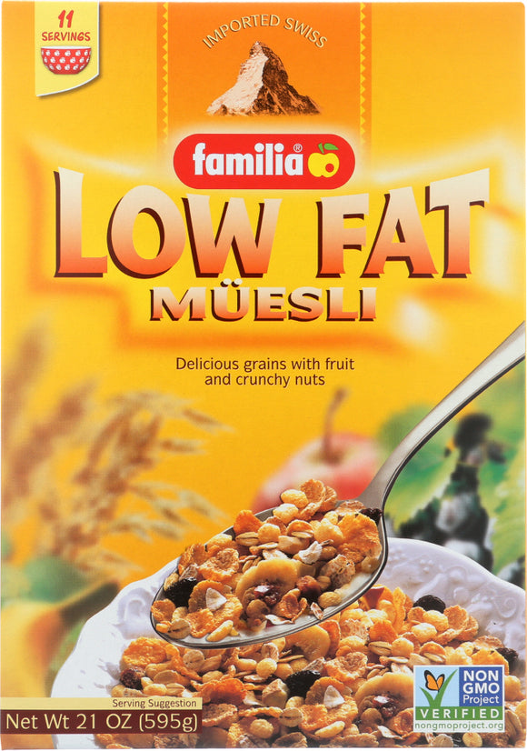 FAMILIA: Low Fat Muesli Cereal, 21 oz