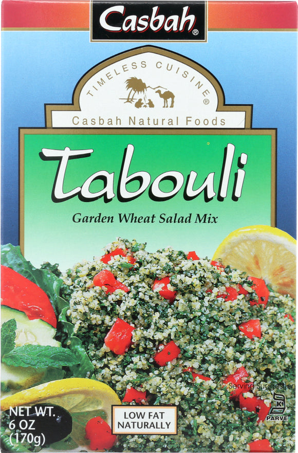 CASBAH: Tabouli Garden Wheat Salad Mix, 6 Oz