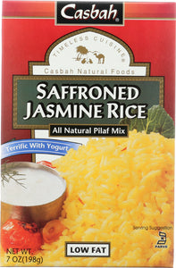 CASBAH: Saffroned Jasmine Rice, 7 oz