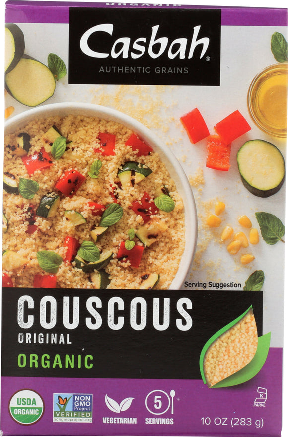 CASBAH:  Organic Couscous Original, 10 oz