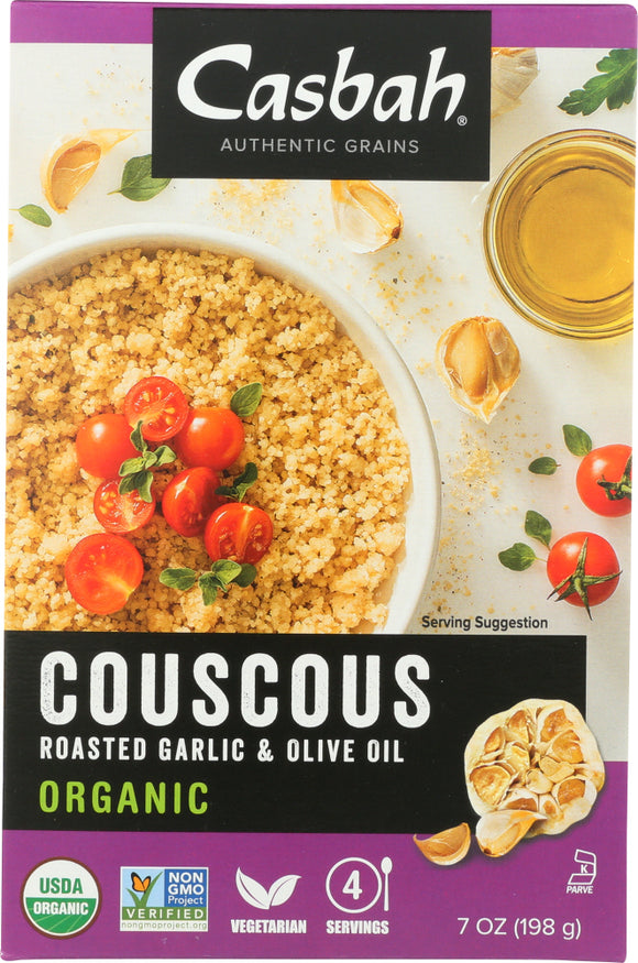 CASBAH: CousCous Roasted Garlic & Olive Oil, 7 oz