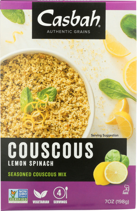 CASBAH: CousCous Lemon Spinach, 7 oz