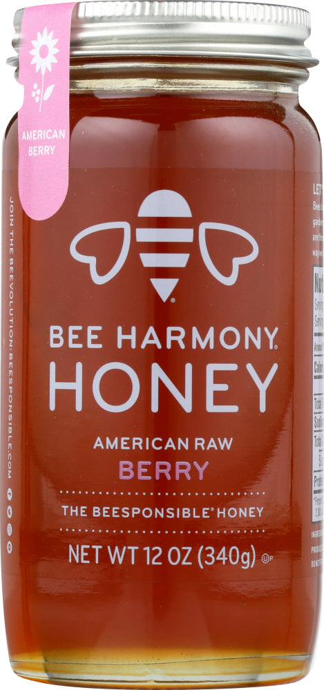 BEE HARMONY: Honey American Berry, 12 oz