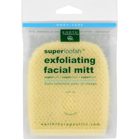 EARTH THERAPEUTICS: Loofah Super Bath Mitt, 1 ea