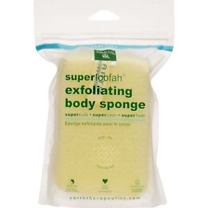 EARTH THERAPEUTICS: Loofah Super Exfoliating Sponge, 1 ea