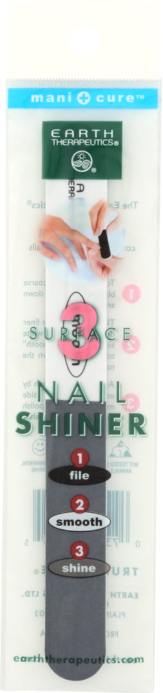 EARTH THERAPEUTICS: Shiner Nail Three Surface, 1 ea