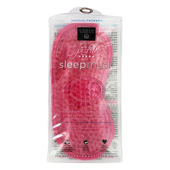 EARTH THERAPEUTICS: Mask Sleep Gel Bead Pink, 1 ea