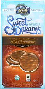 LUNDBERG: Rice Cakes Milk Chocolate, 3.17 Oz