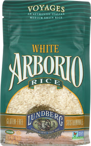 LUNDBERG: White Arborio Rice Gluten-Free, 1 lb