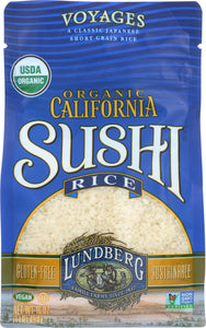 LUNDBERG: Organic California Sushi Rice, 1 lb