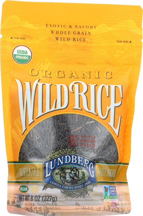 LUNDBERG: Organic Wild Rice, 8 oz