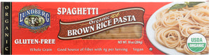 LUNDBERG: Organic Brown Rice Pasta Spaghetti, 10 oz