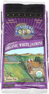 LUNDBERG: Organic California White Jasmine Rice, 25 lb