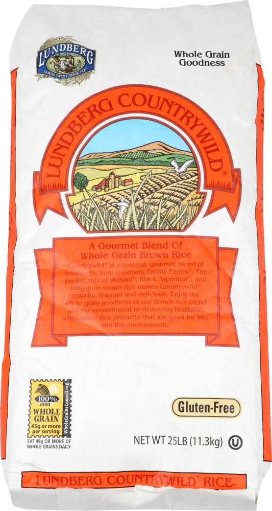 LUNDBERG: Countrywild Rice, 25 lb