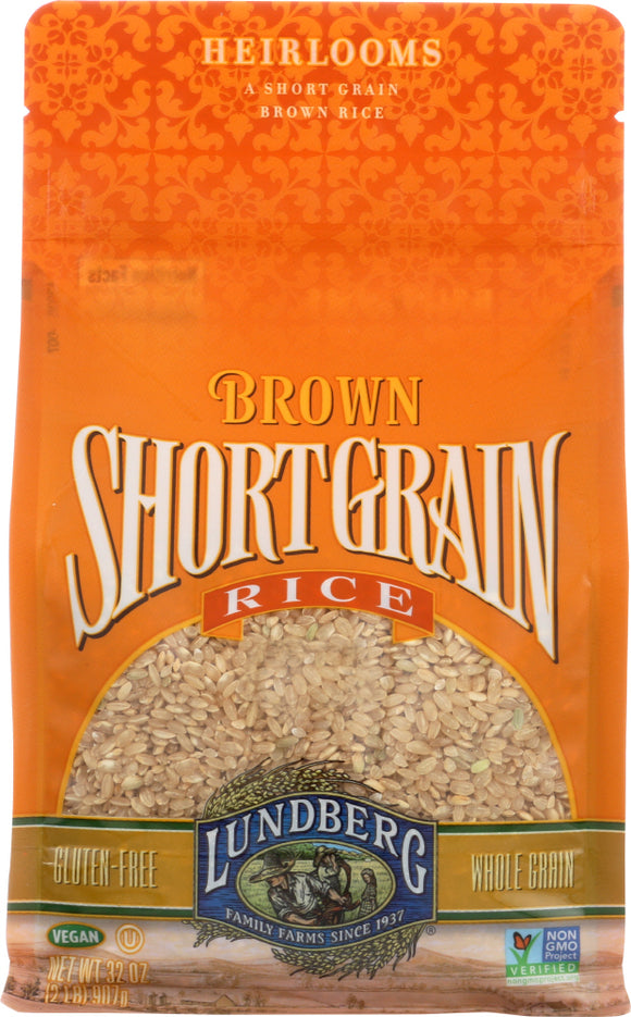 LUNDBERG: Short Grain Brown Rice, 2 lb