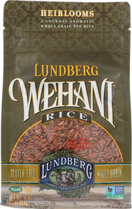 LUNDBERG: Wehani Rice Whole Grain, 1 lb